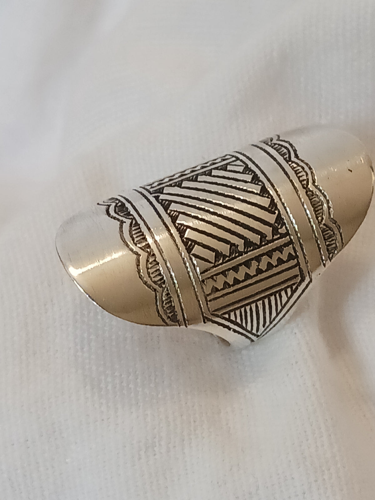 Bague touareg en argent massif