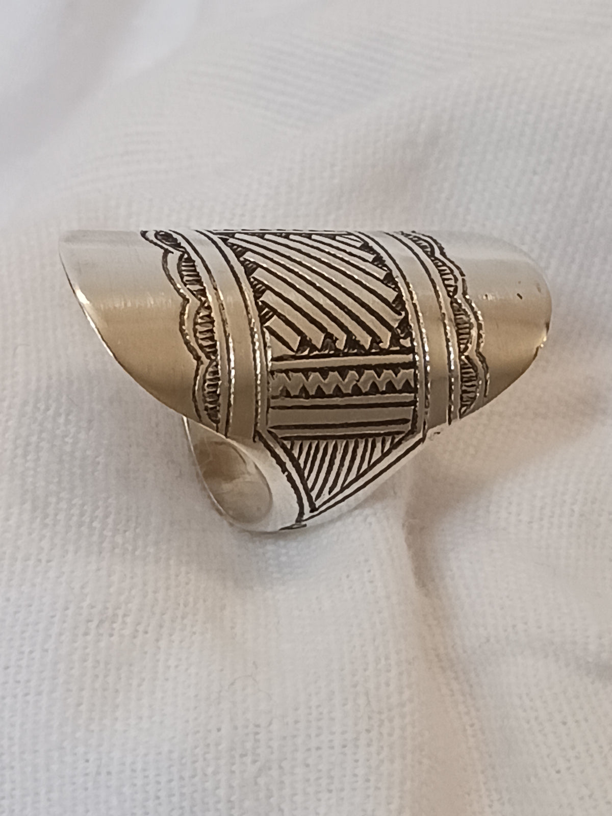Bague touareg en argent massif