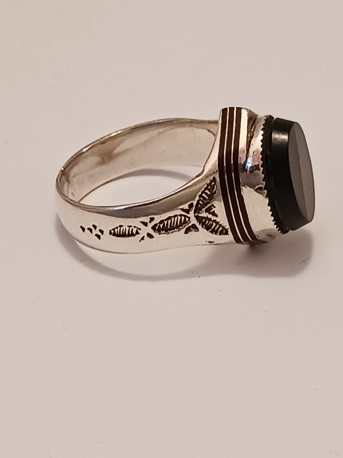 Bague touareg en argent massif