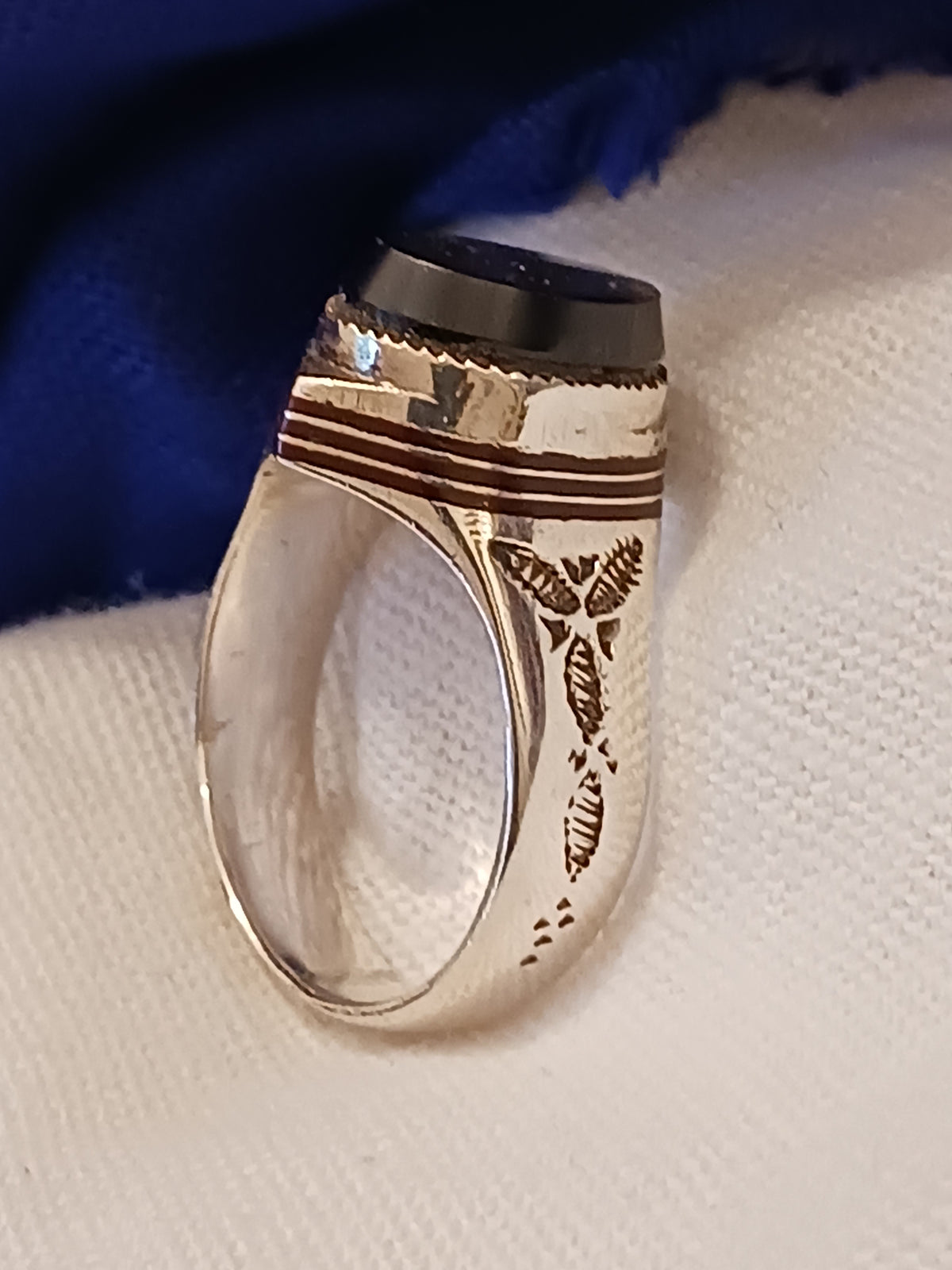 Bague touareg en argent massif