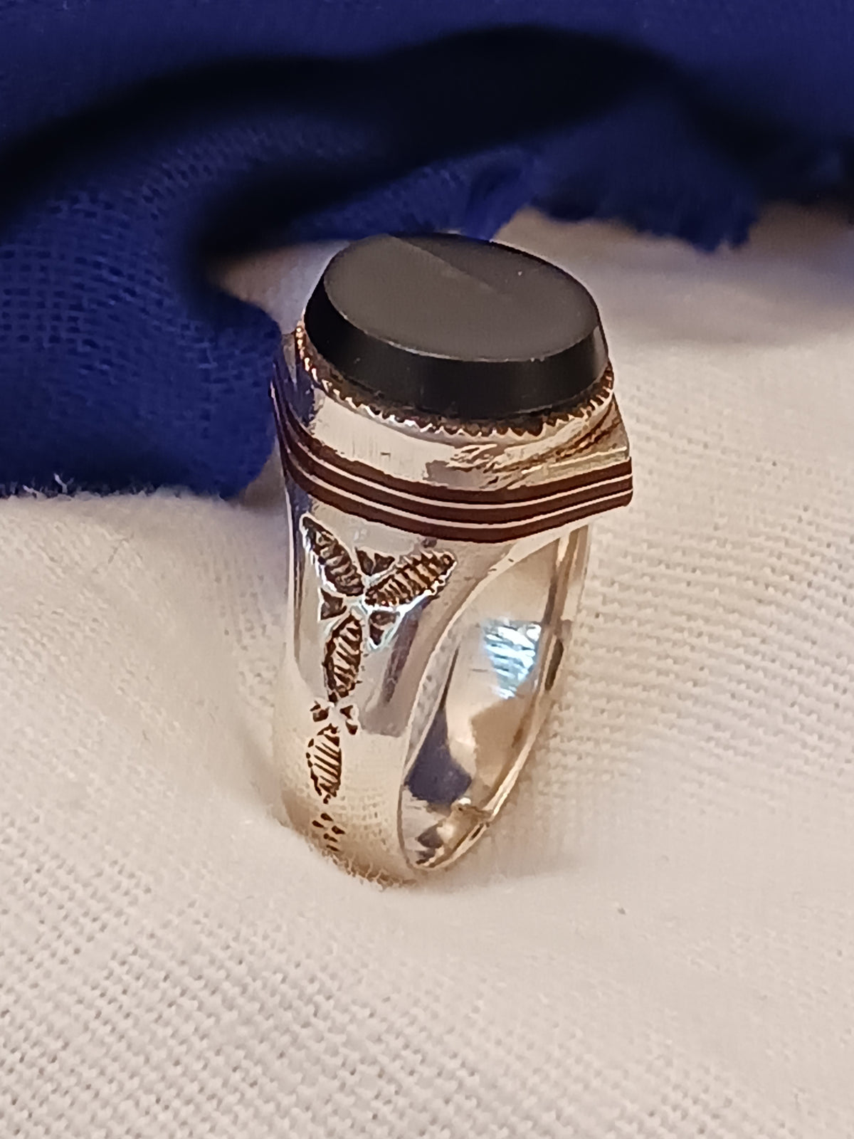 Bague touareg en argent massif