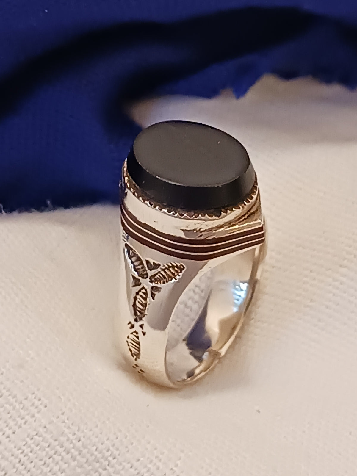 Bague touareg en argent massif