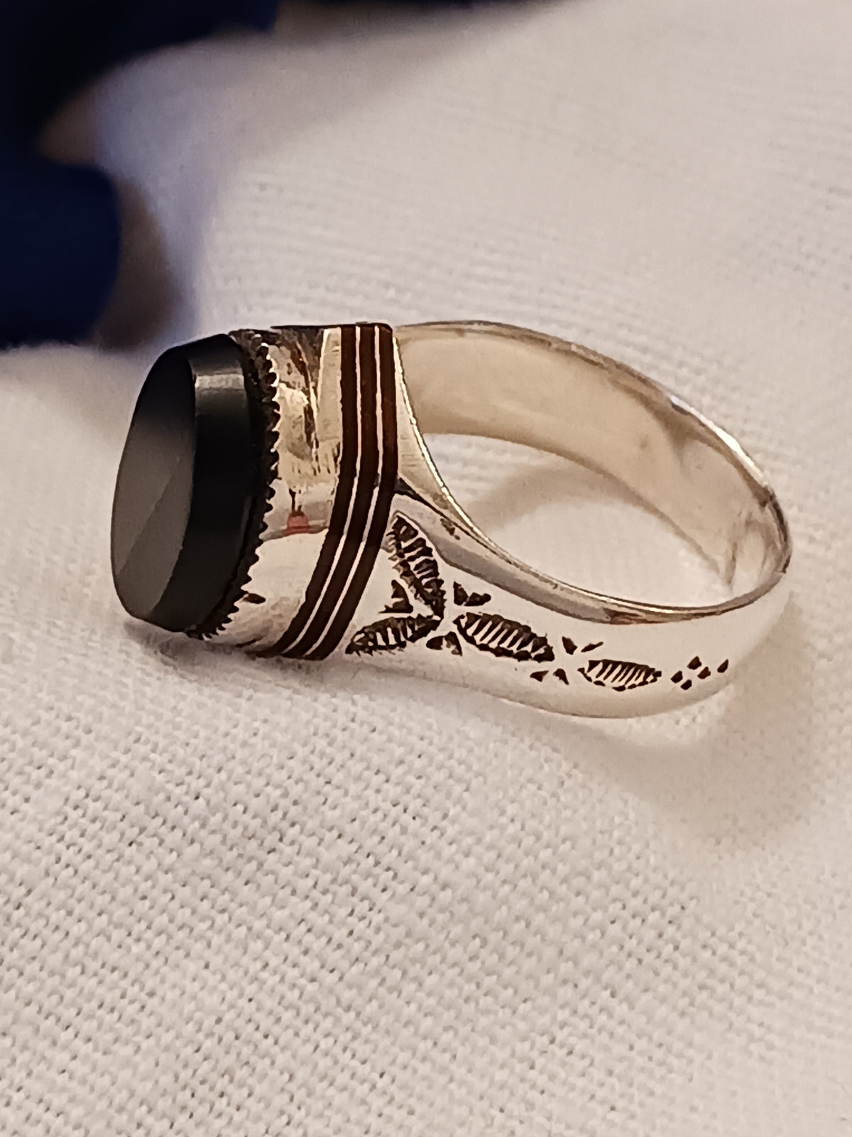 Bague touareg en argent massif
