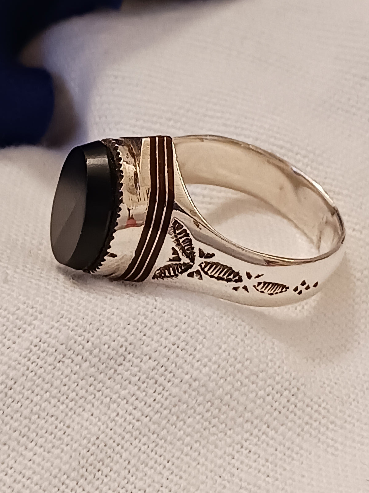 Bague touareg en argent massif