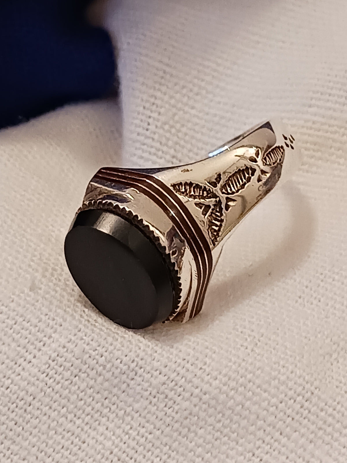 Bague touareg en argent massif