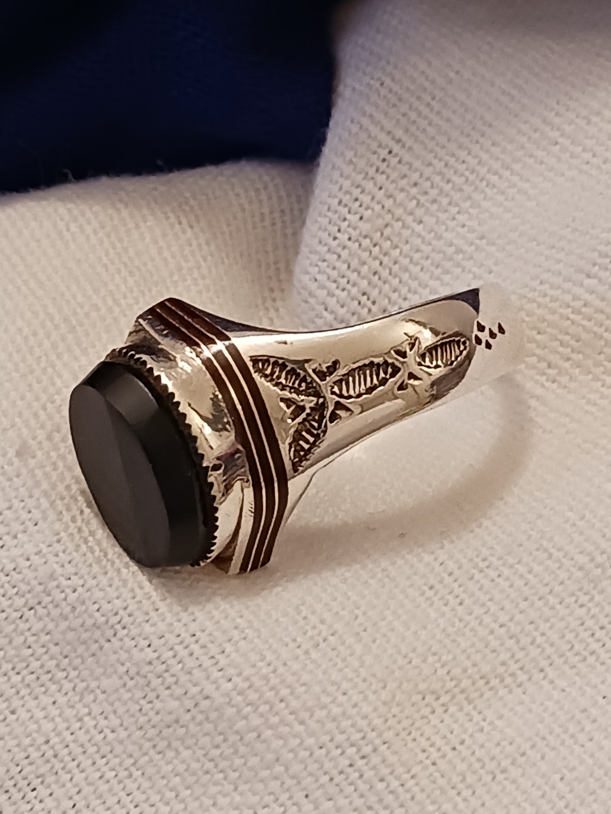 Bague touareg en argent massif