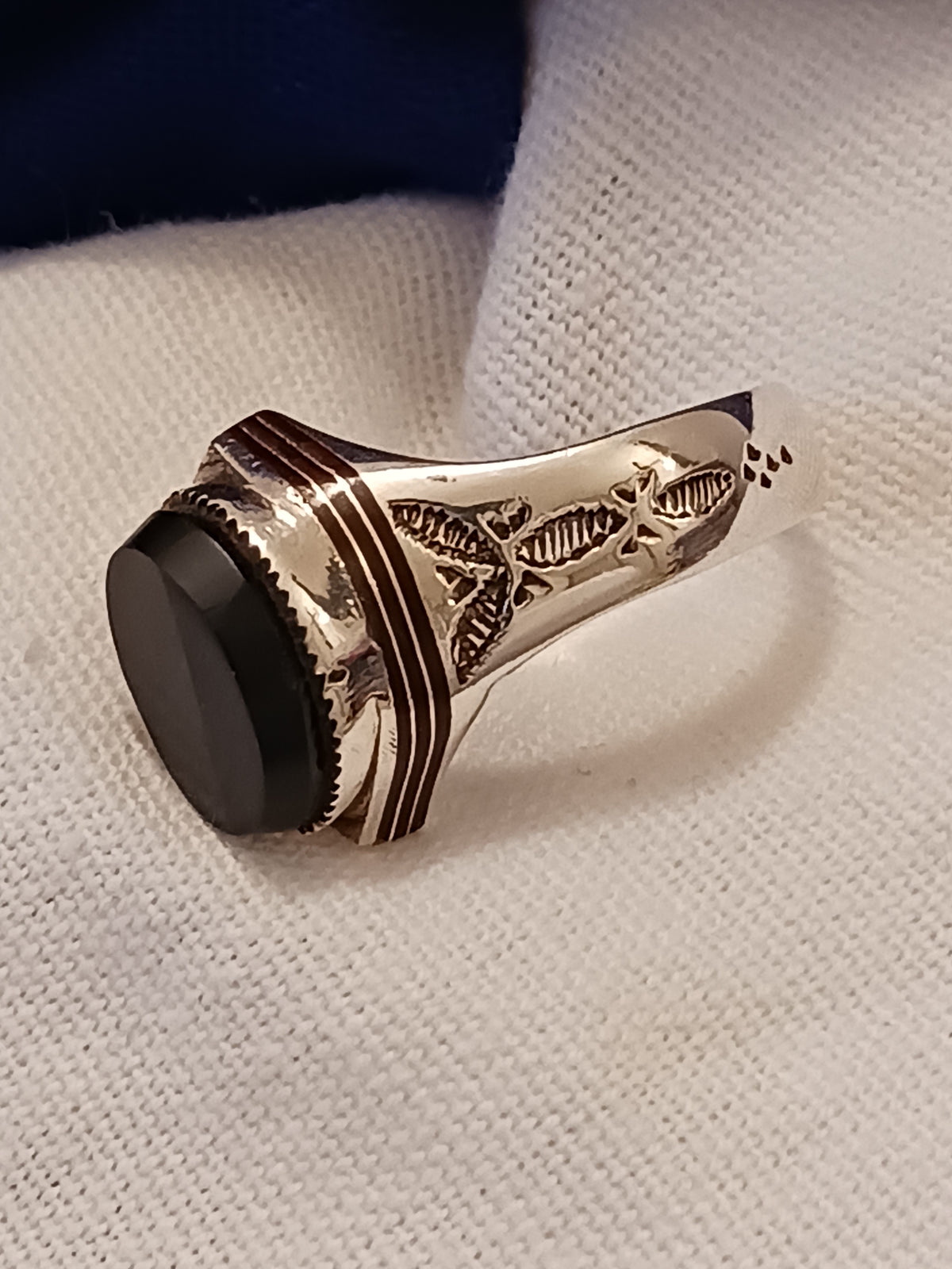 Bague touareg en argent massif