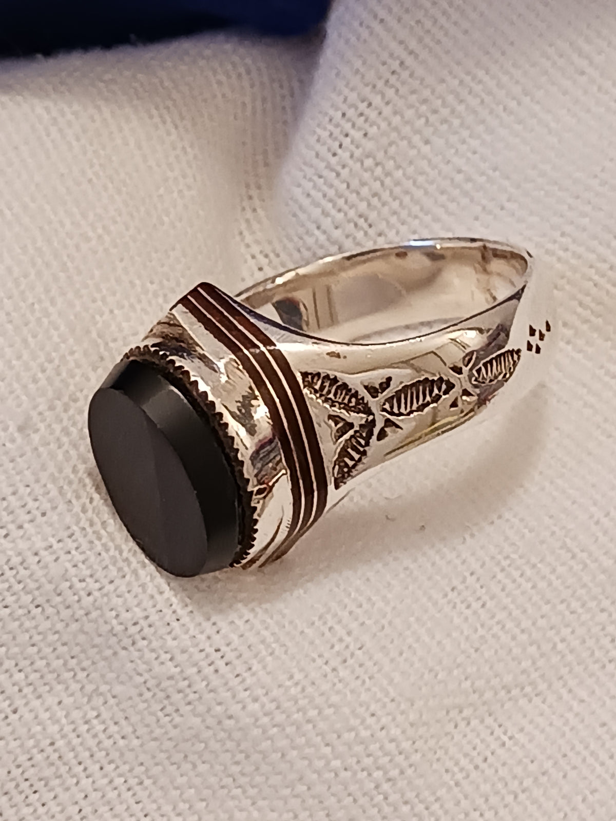 Bague touareg en argent massif