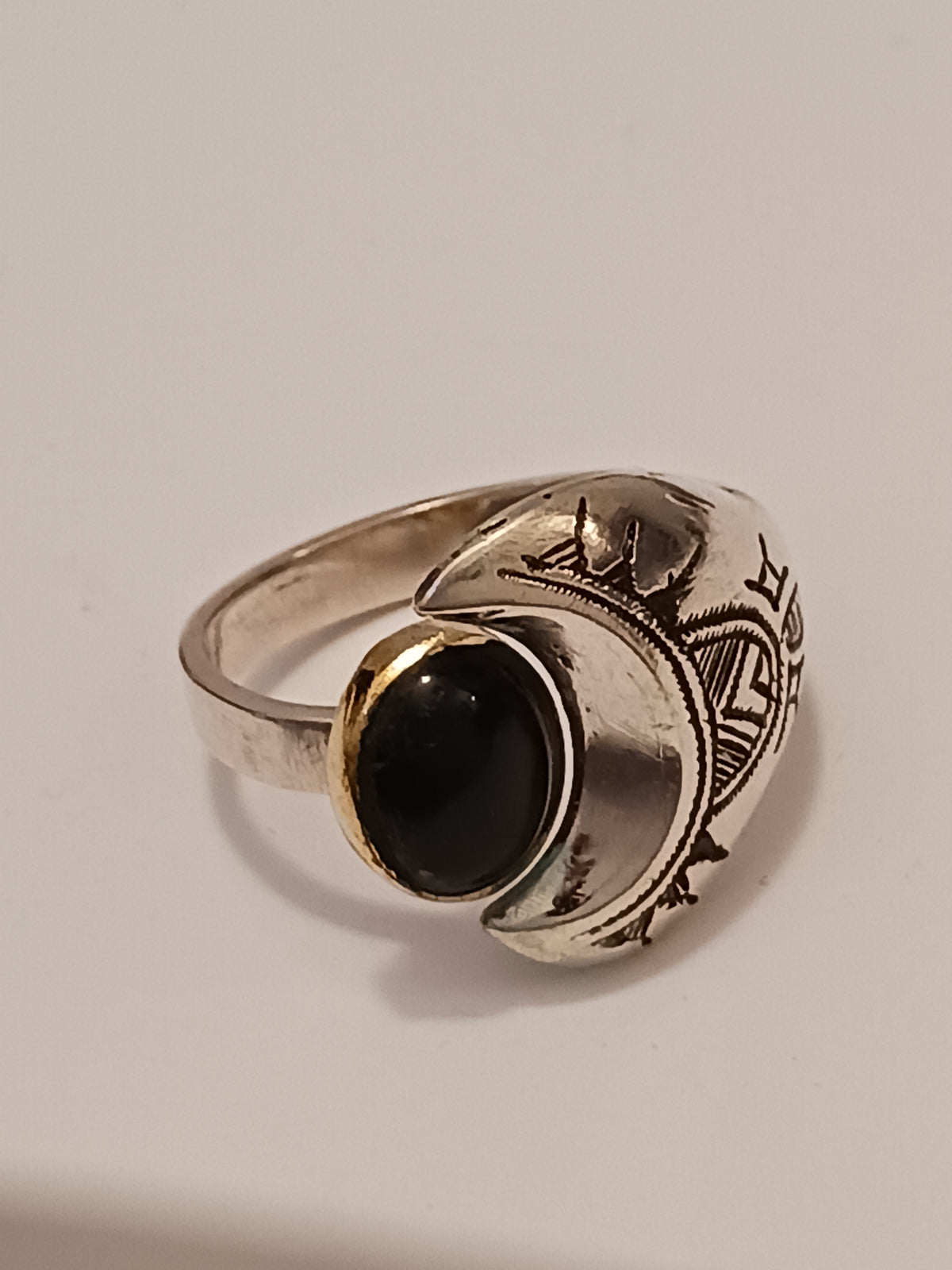 Bague touareg en argent massif