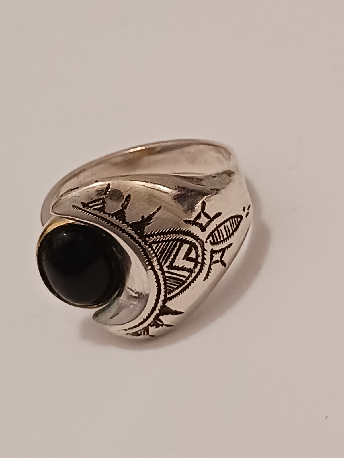 Bague touareg en argent massif