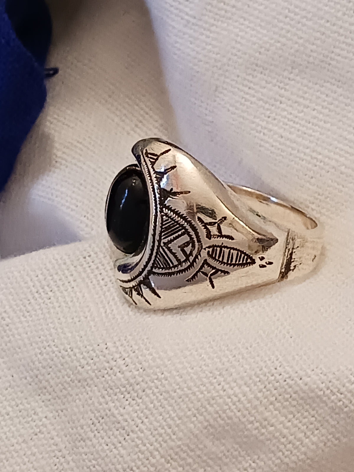 Bague touareg en argent massif