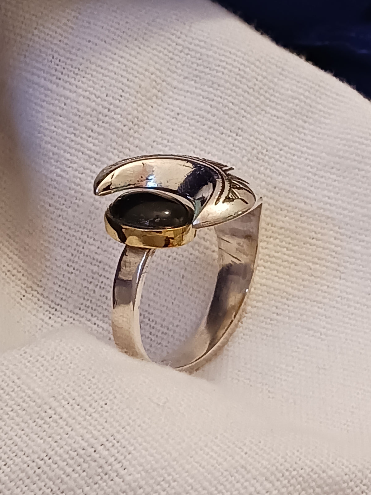 Bague touareg en argent massif