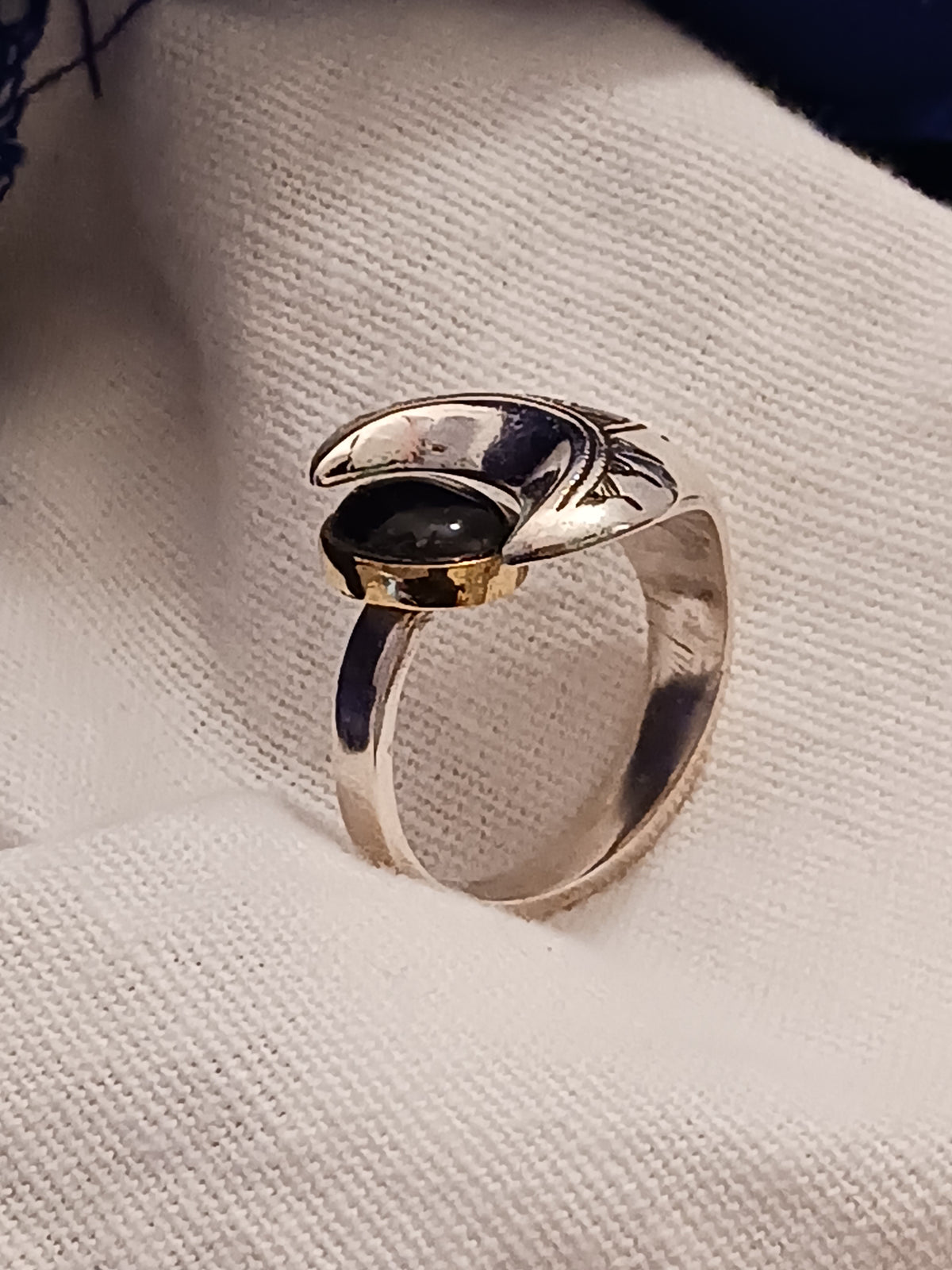Bague touareg en argent massif