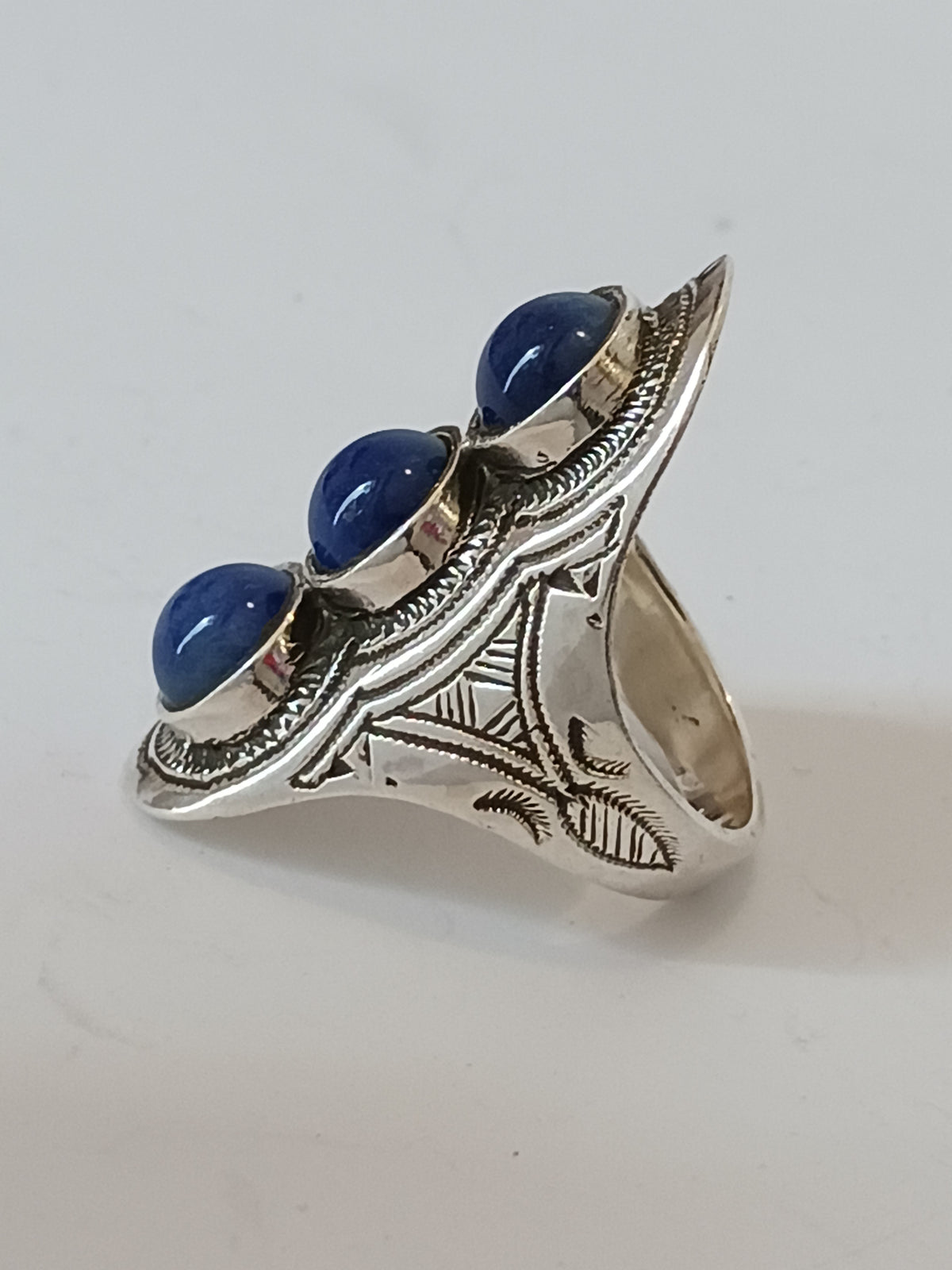 Bague touareg en argent massif