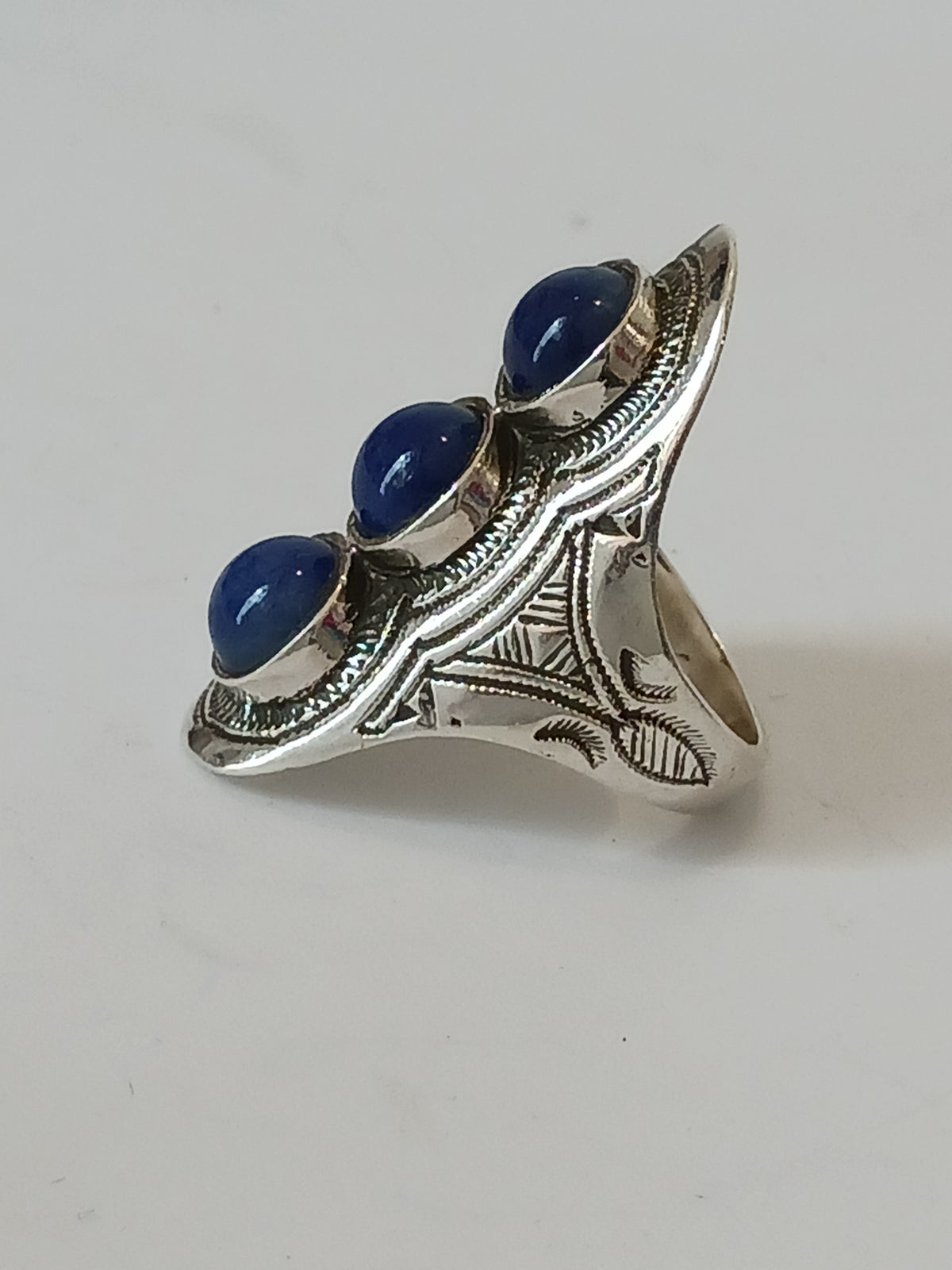 Bague touareg en argent massif