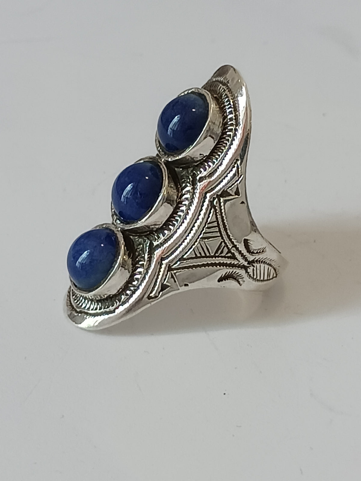 Bague touareg en argent massif