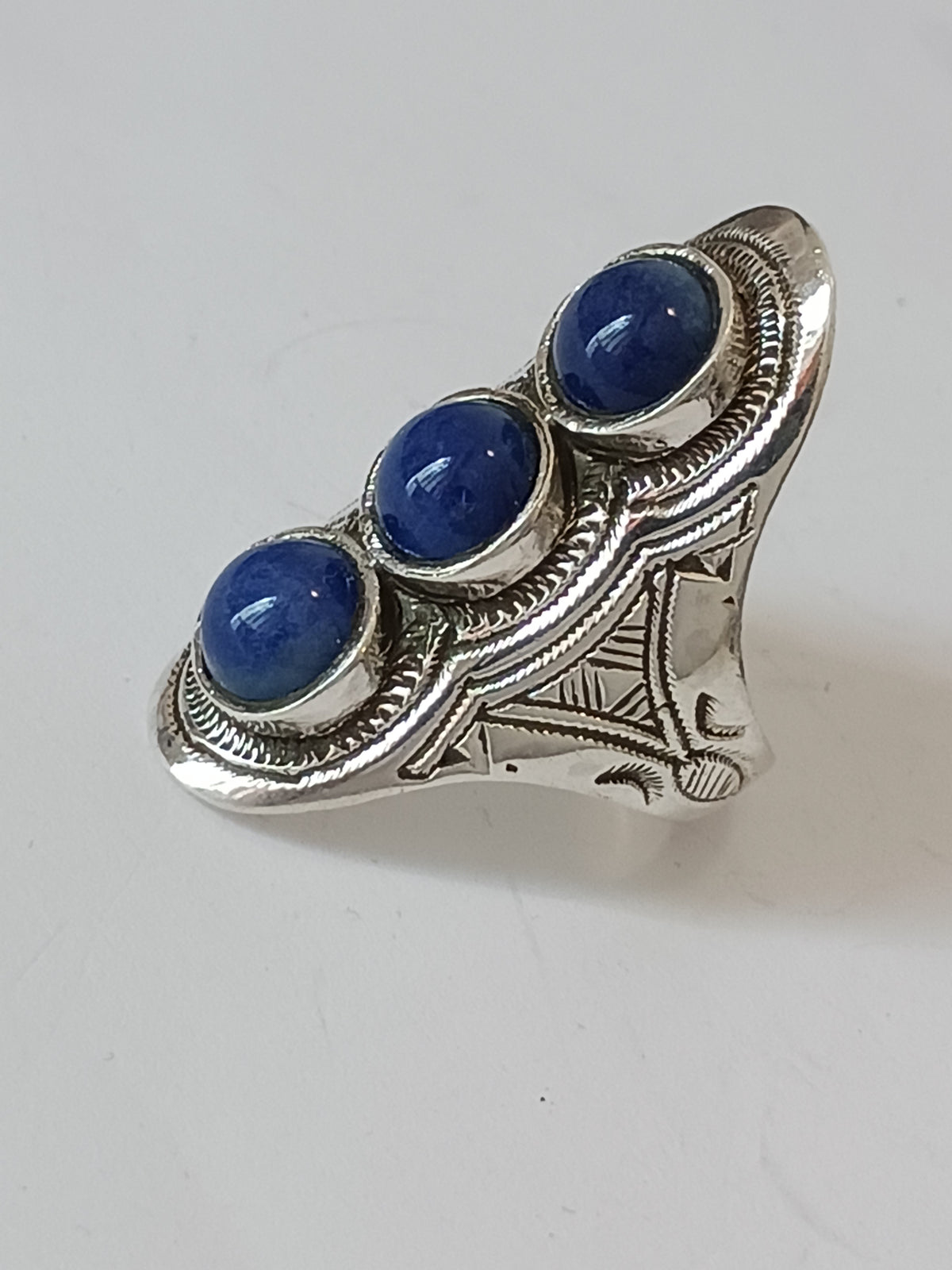 Bague touareg en argent massif