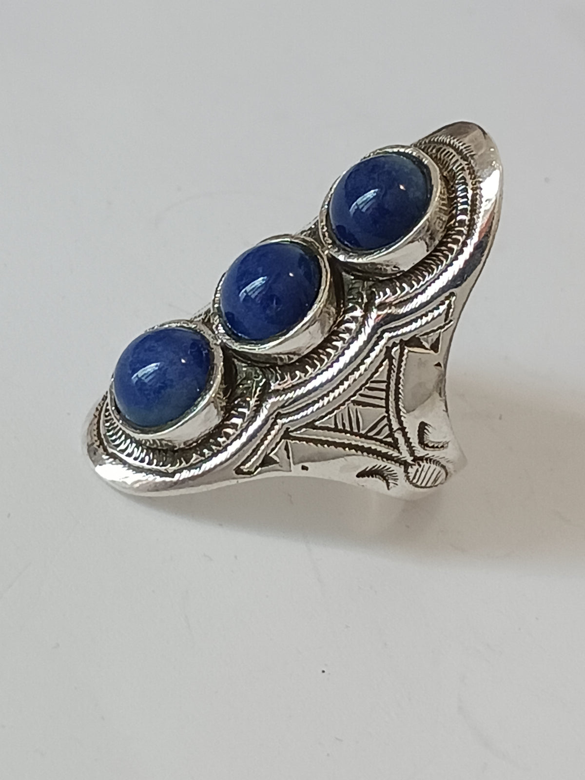Bague touareg en argent massif