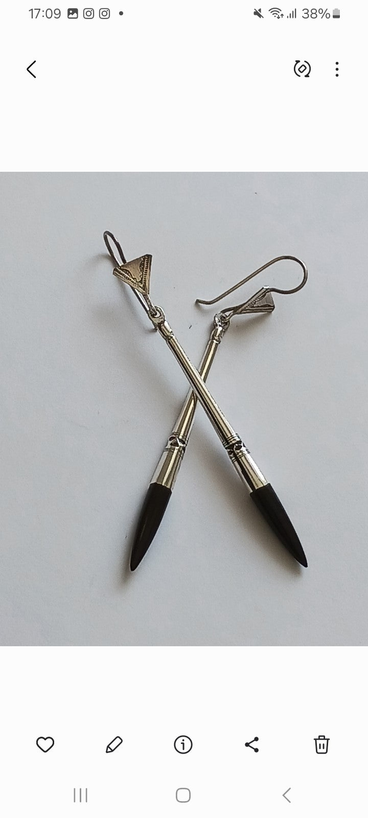 Boucles d'oreilles d'inspiration touarègue