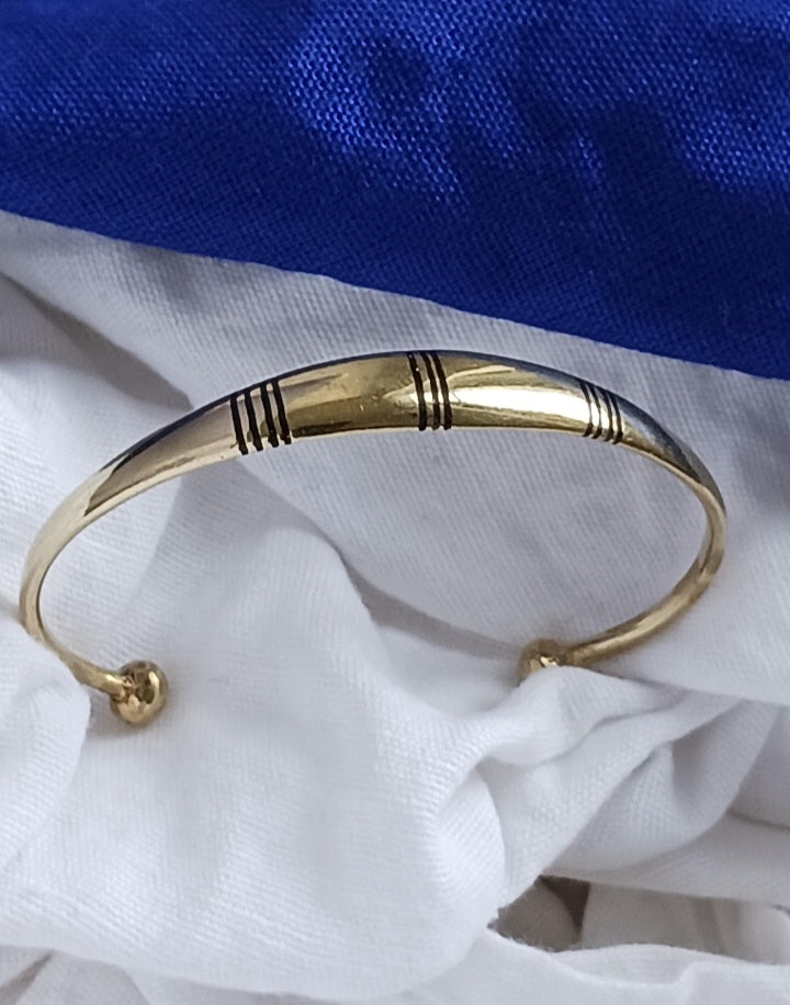 Bracelet touareg en laiton