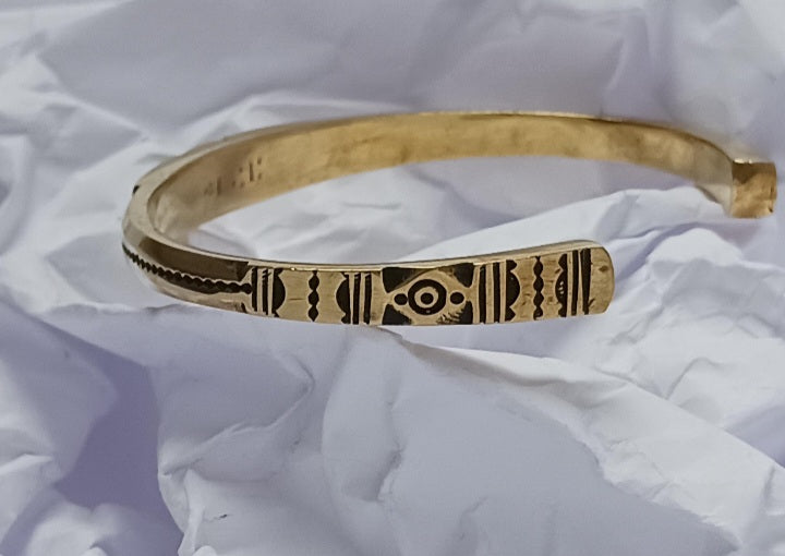 Bracelet touareg en bronze