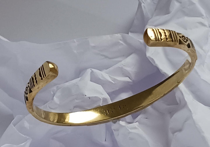 Bracelet touareg en bronze
