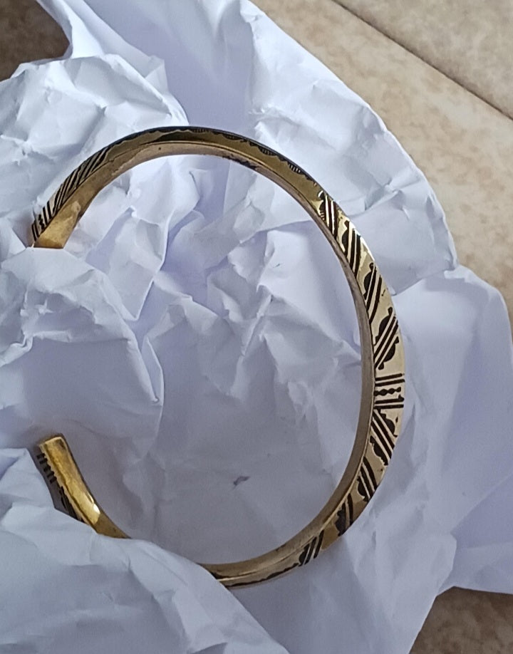 Bracelet touareg en bronze