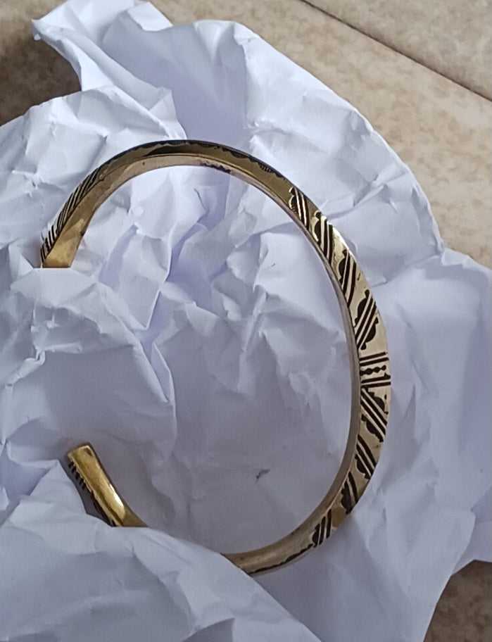 Bracelet touareg en bronze