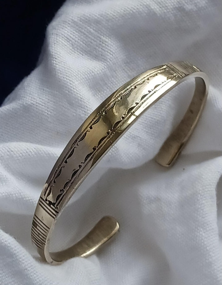 Bracelet touareg en laiton