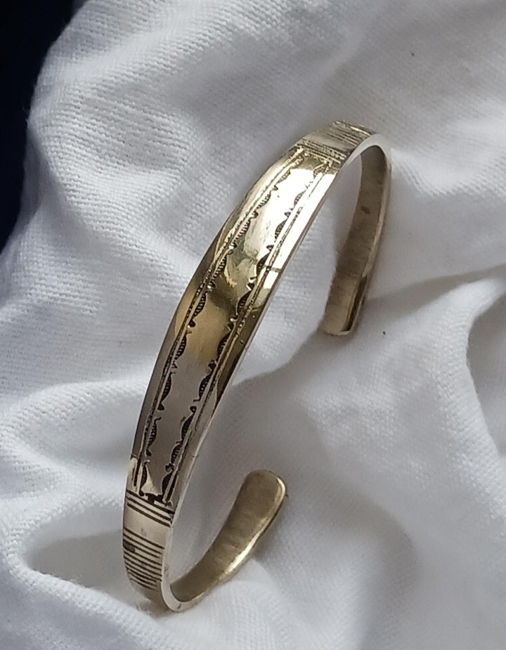 Bracelet touareg en laiton