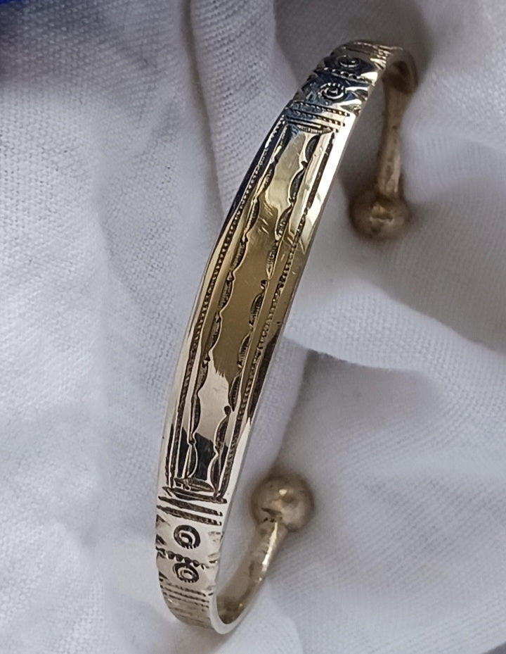 Bracelet touareg en bronze