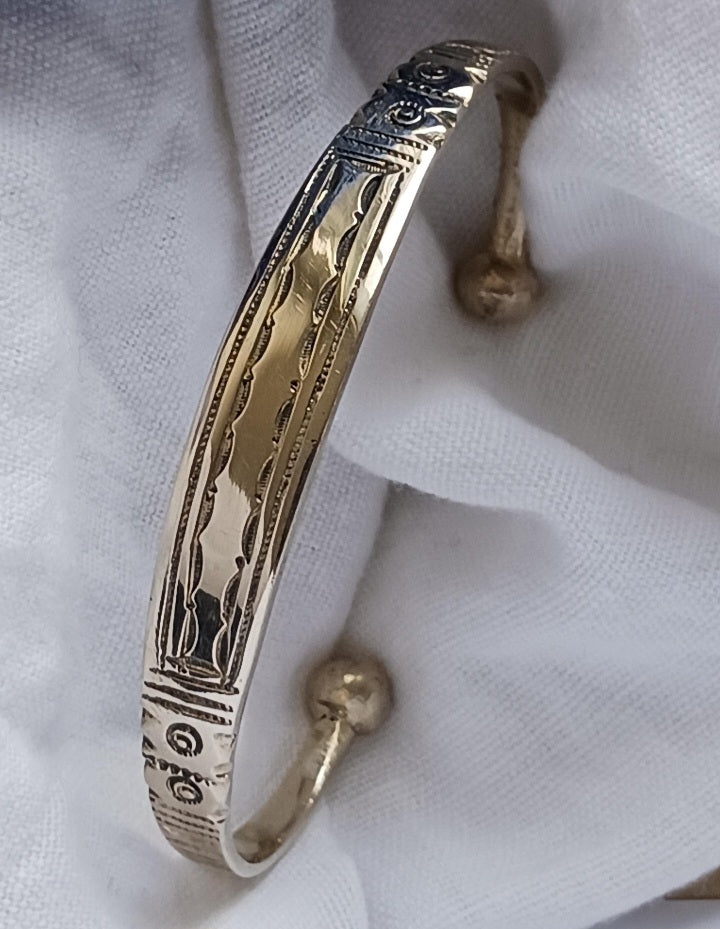Bracelet touareg en bronze