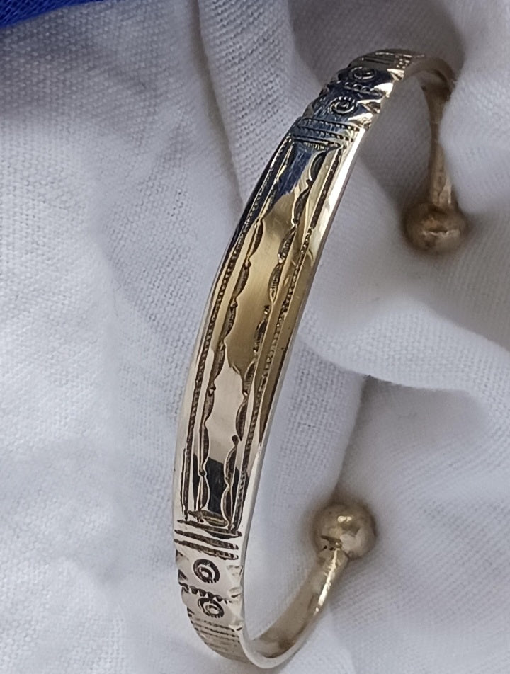 Bracelet touareg en bronze