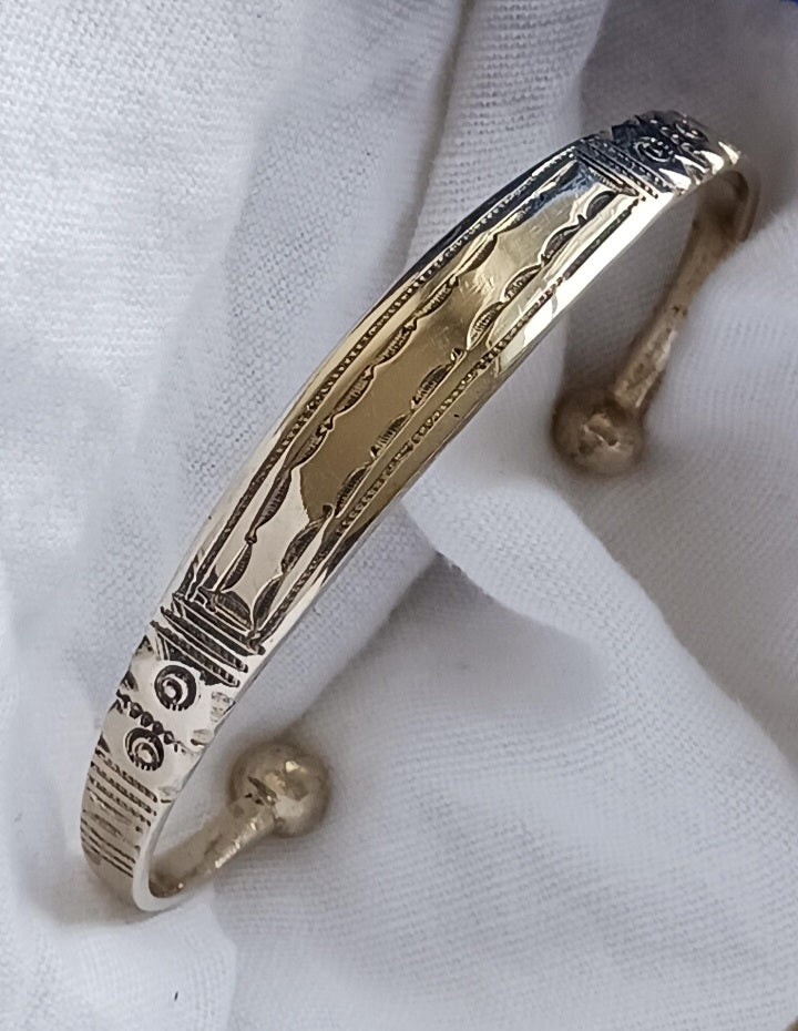 Bracelet touareg en bronze