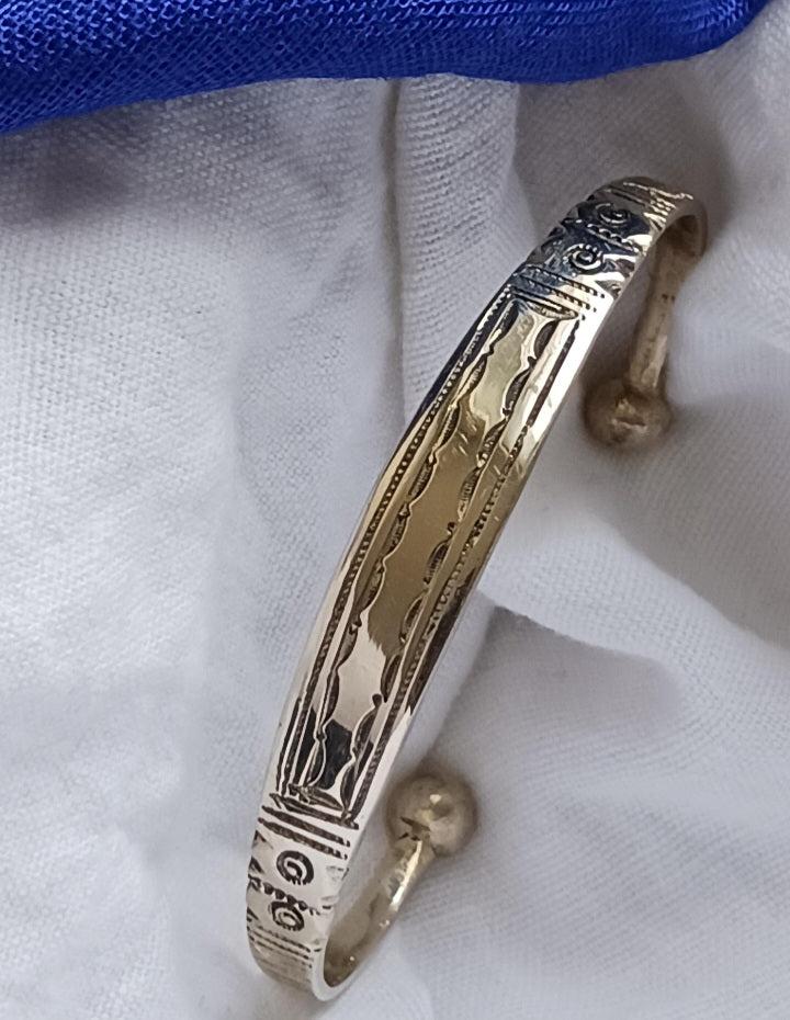 Bracelet touareg en bronze