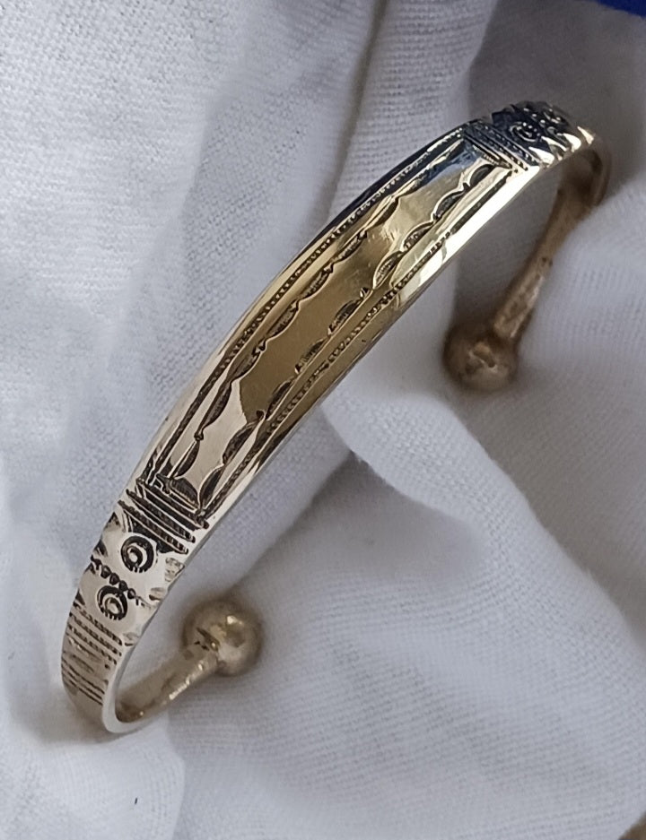 Bracelet touareg en bronze