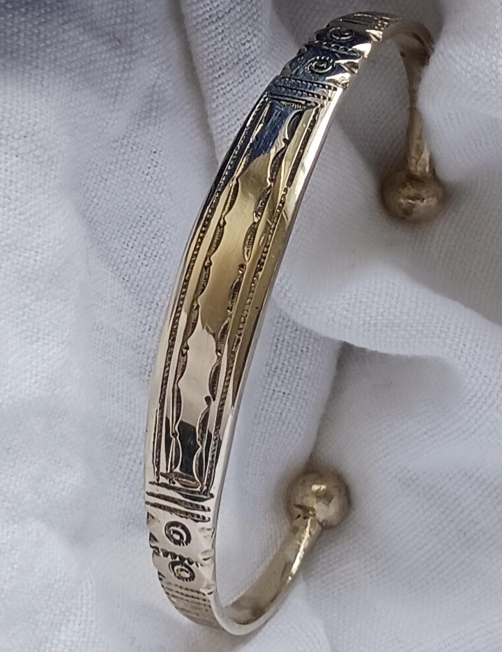 Bracelet touareg en bronze