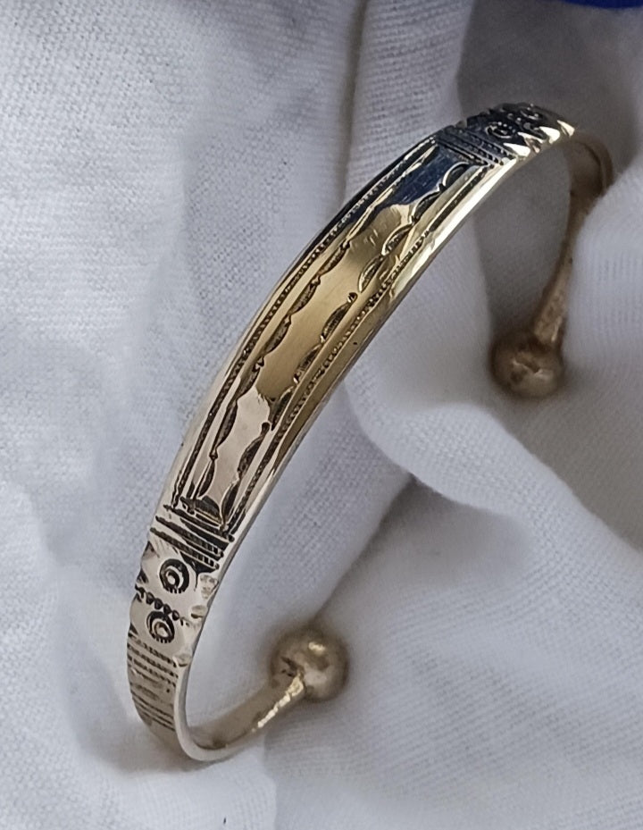 Bracelet touareg en bronze