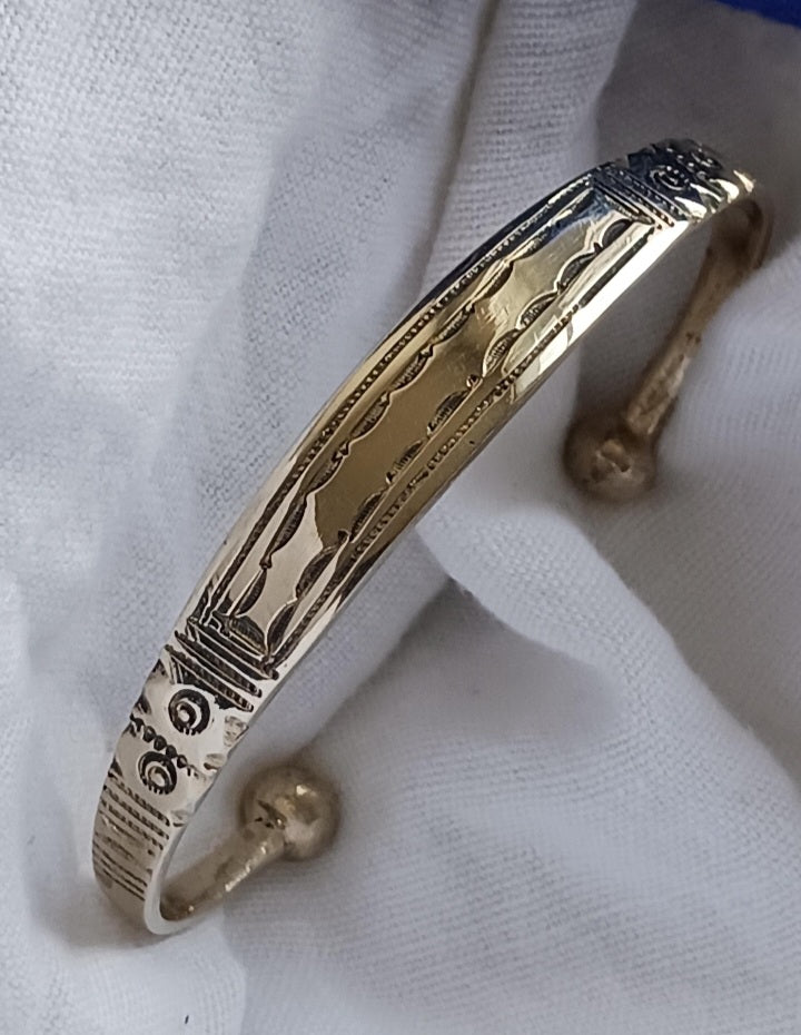 Bracelet touareg en bronze