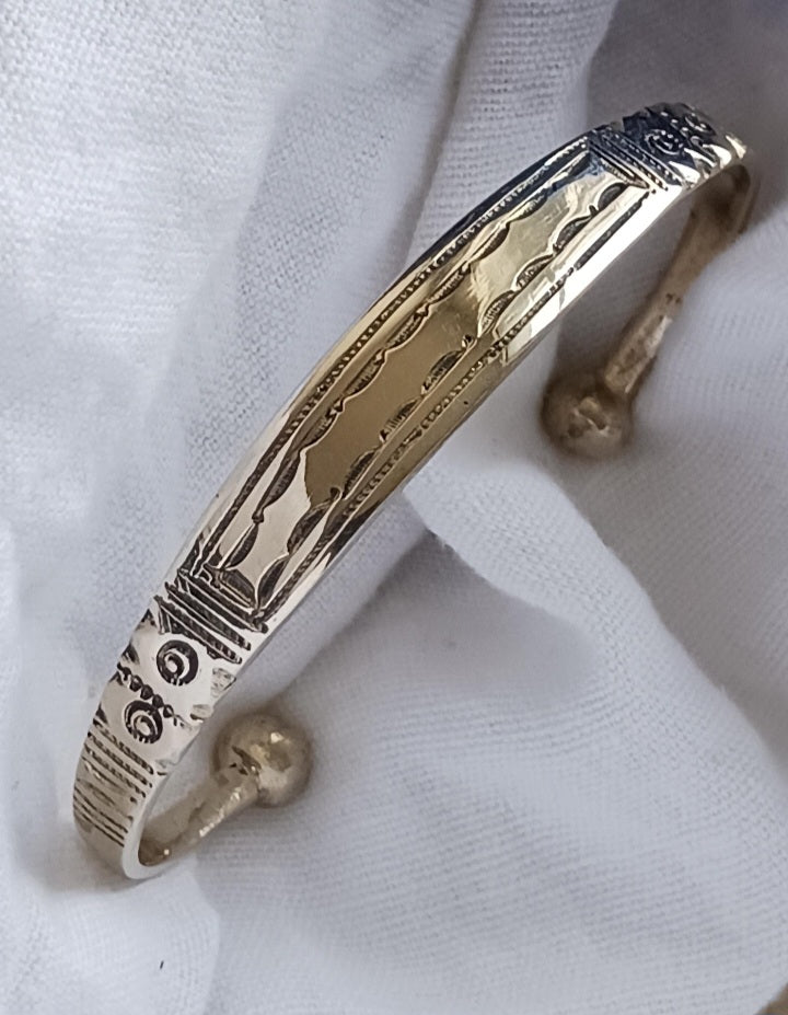 Bracelet touareg en bronze