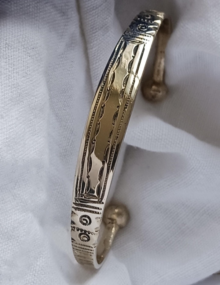 Bracelet touareg en bronze