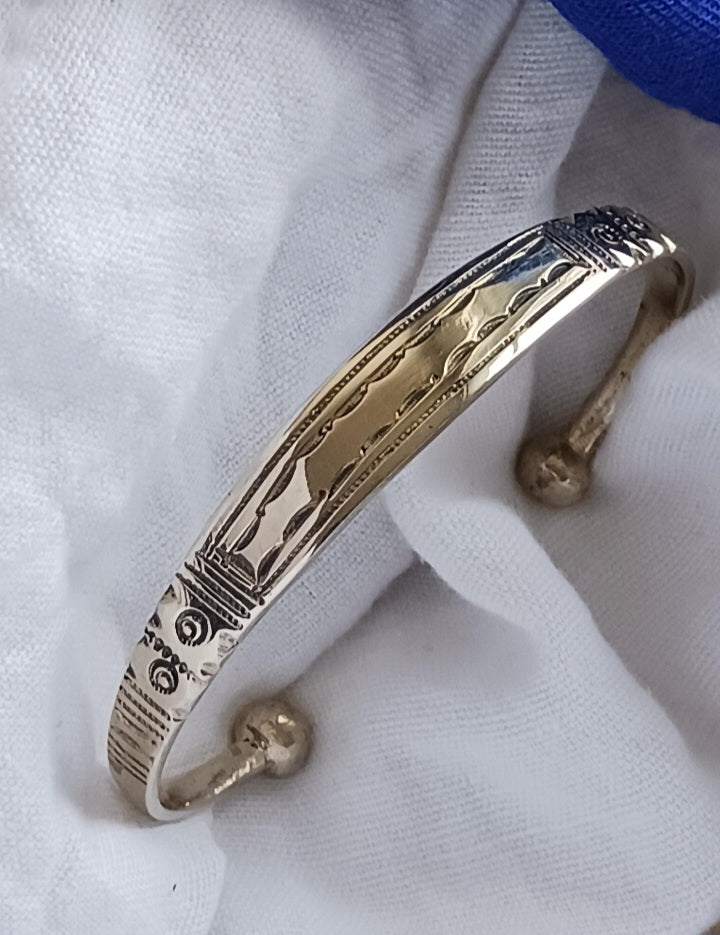 Bracelet touareg en bronze