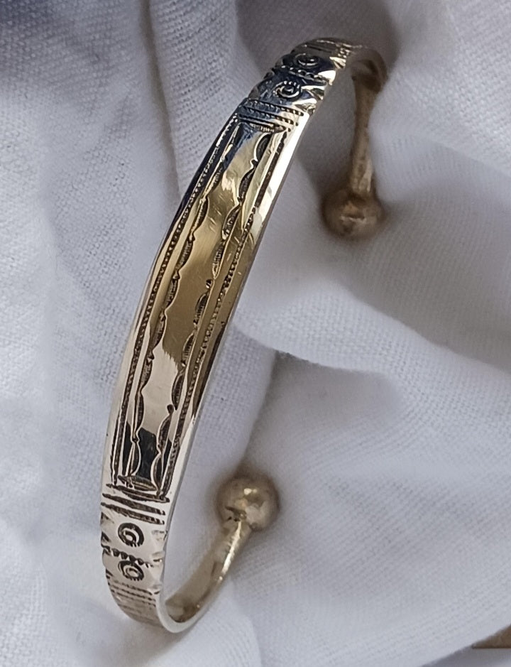 Bracelet touareg en bronze
