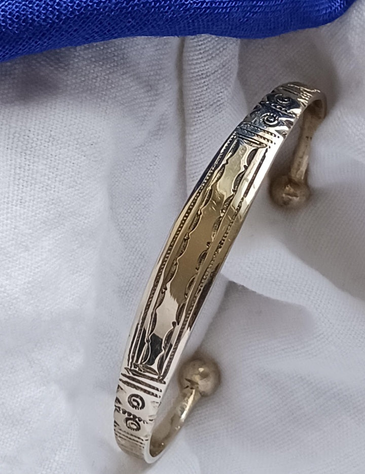 Bracelet touareg en bronze