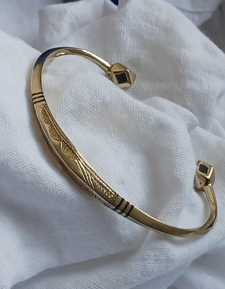Bracelet touareg en laiton