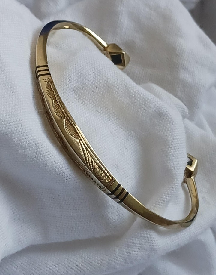 Bracelet touareg en laiton