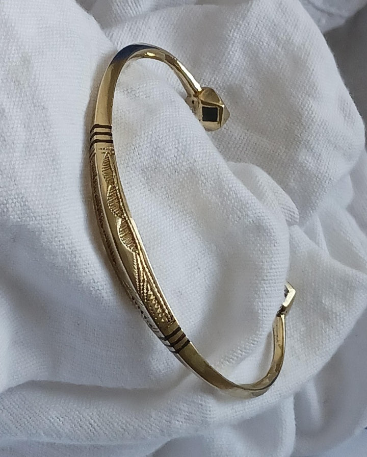 Bracelet touareg en laiton