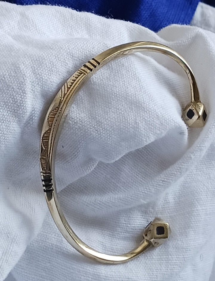 Bracelet touareg en laiton