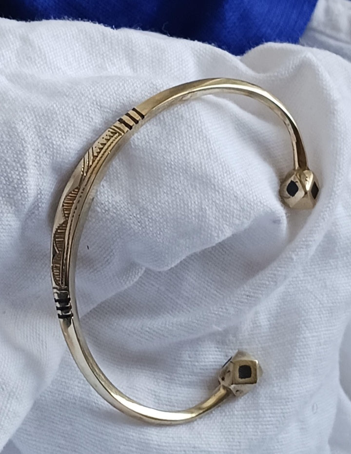 Bracelet touareg en laiton