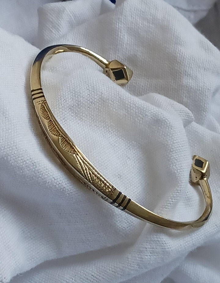 Bracelet touareg en laiton